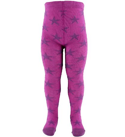 Fuzzies Strumpfhosen - Cerise m. Sternen