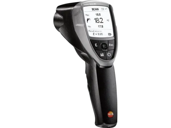 Testo 835-T1, 193 mm, 166 mm, 63 mm, 514 g, Sort, Grå, °C
