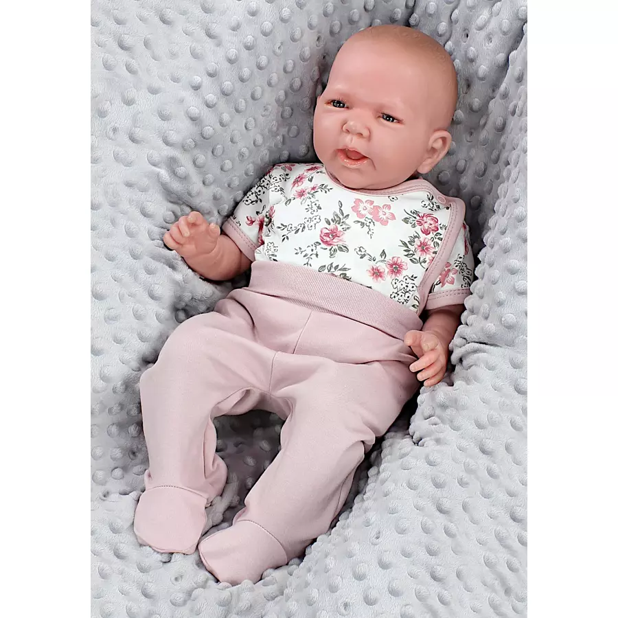 TupTam Baby Mädchen Kurzarm Wickelbody 5er Set altrosa