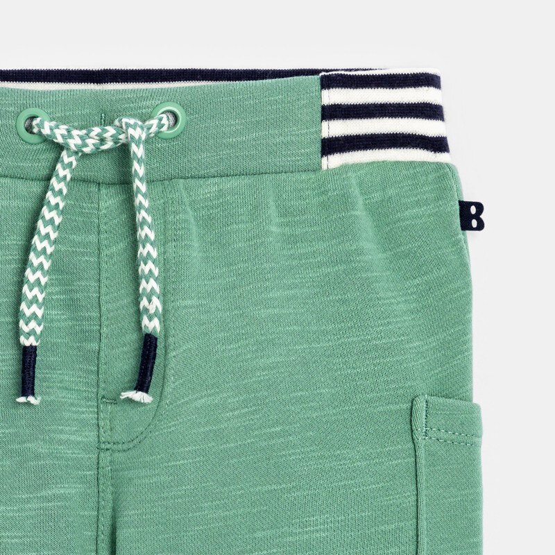Pantalon molleton jogging vert bébé garçon Vert