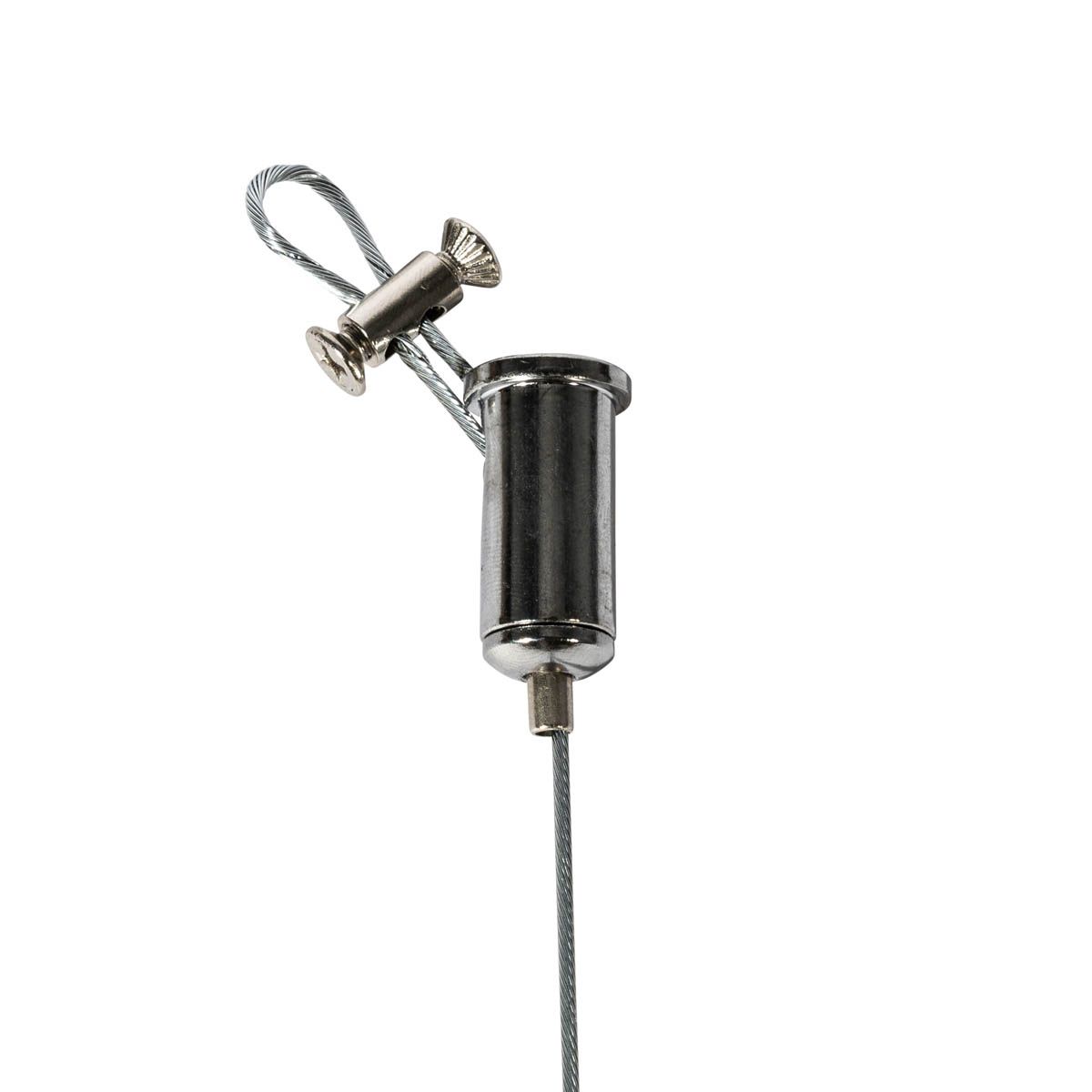 Ophanging accessoire rail zwart 1-fase - Iconic