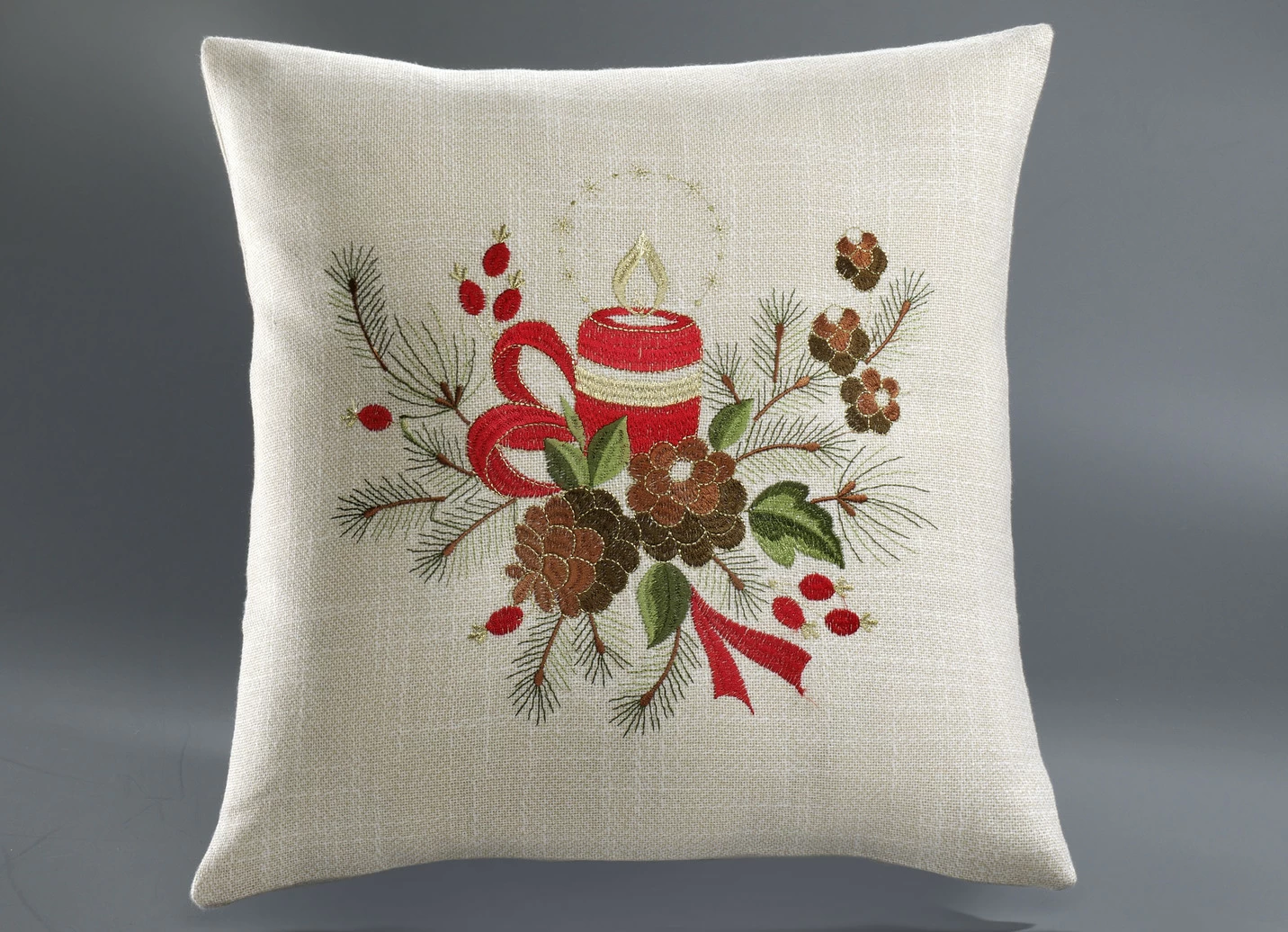 Raumdekoration mit festlichem Weihnachtsmotiv