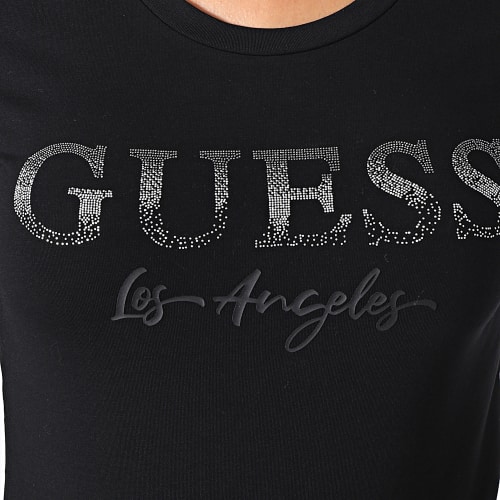 Tee Shirt Manches Longues Femme W3BI35 Noir