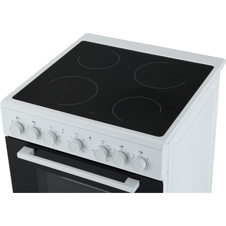 Cuisinière vitrocéramique Proline PCC6060 Blanc