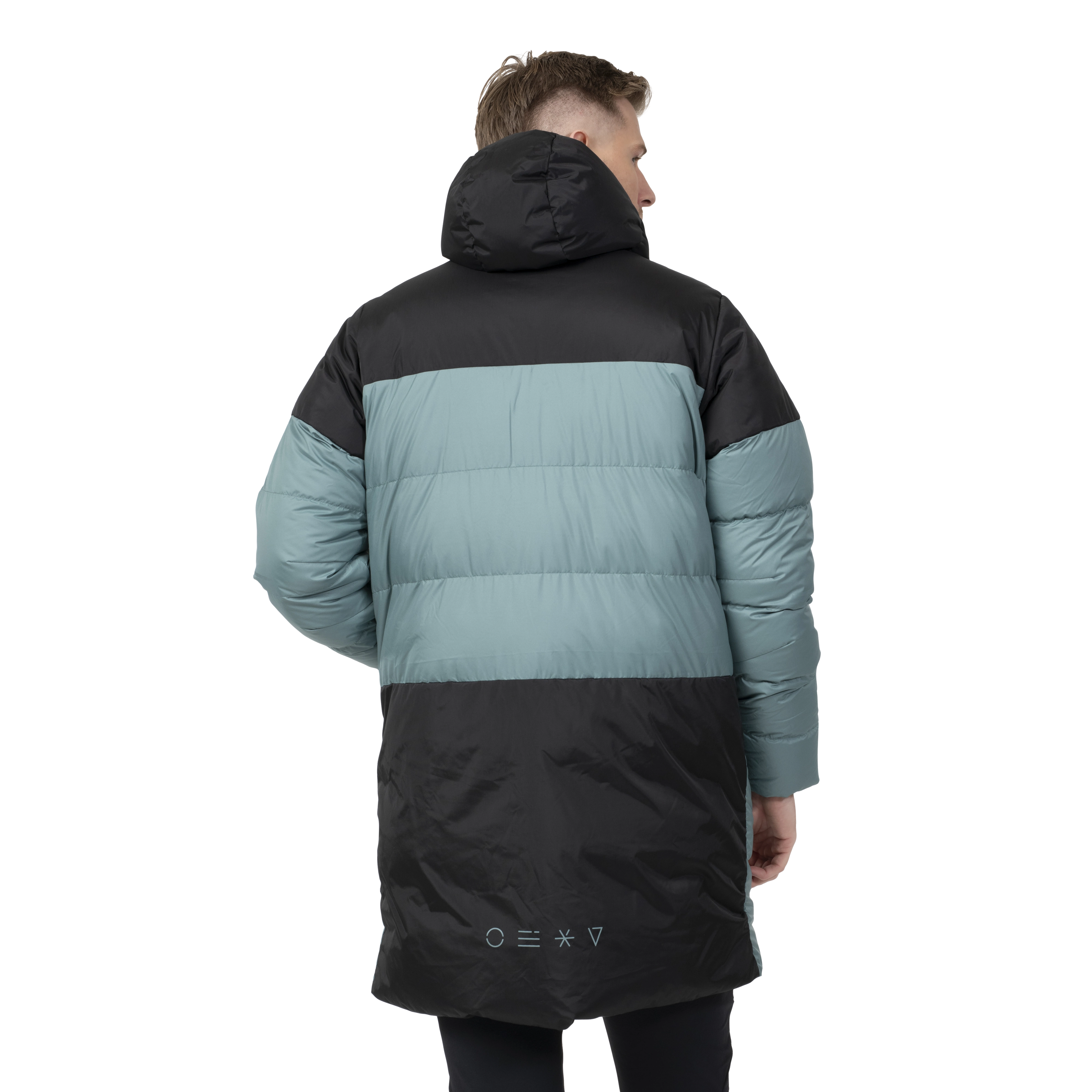 Oslo Urban Down Parka Grey Sage / Black