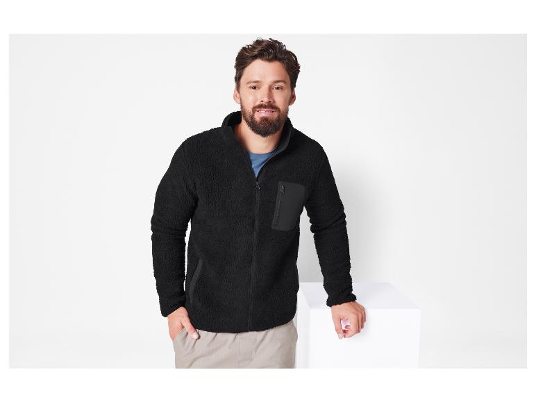 Heren teddy fleecevest