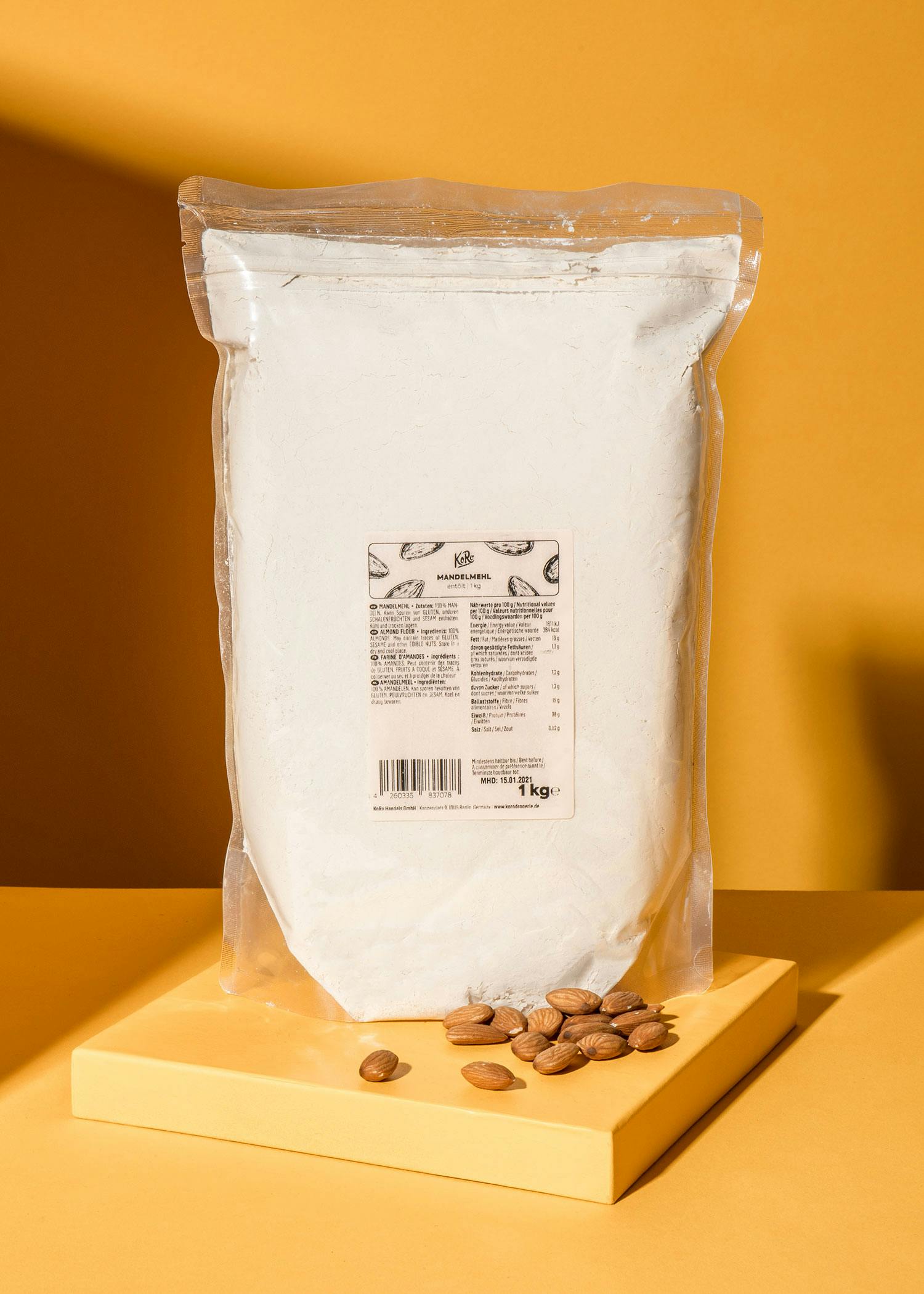 Teilentöltes Mandelmehl 1 kg