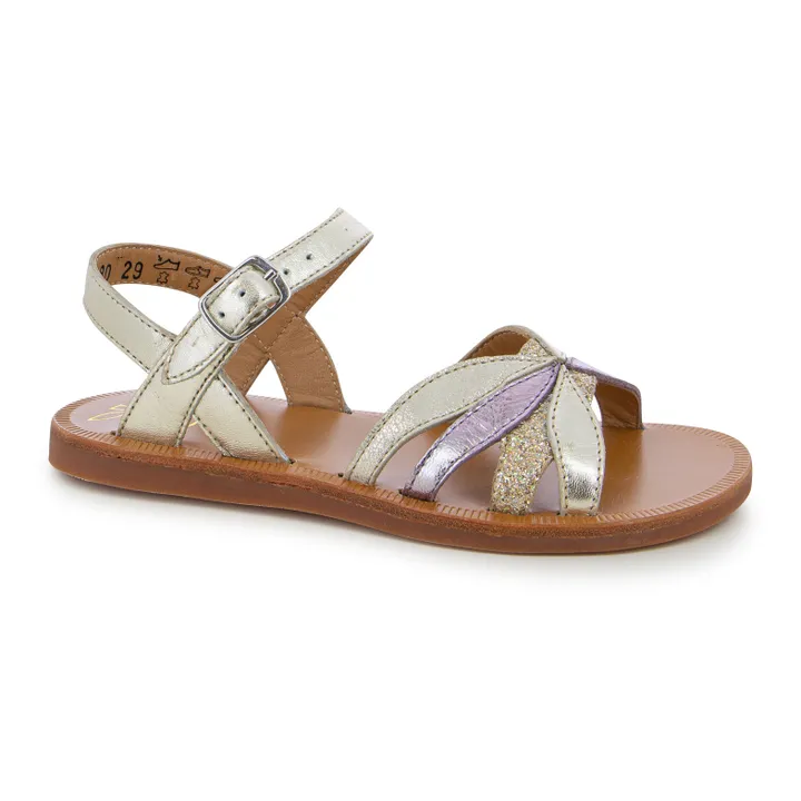 Pom d'Api Sandales Plagette Oto | Violet