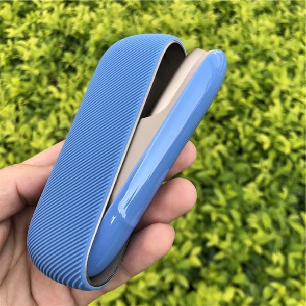 IQOS 3 DUO silikondeksel + sidetrekk - Blå