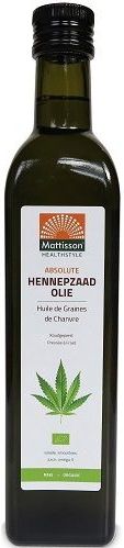 Mattisson Biologische Hennepzaadolie - NL-BIO-01 - 500 ml