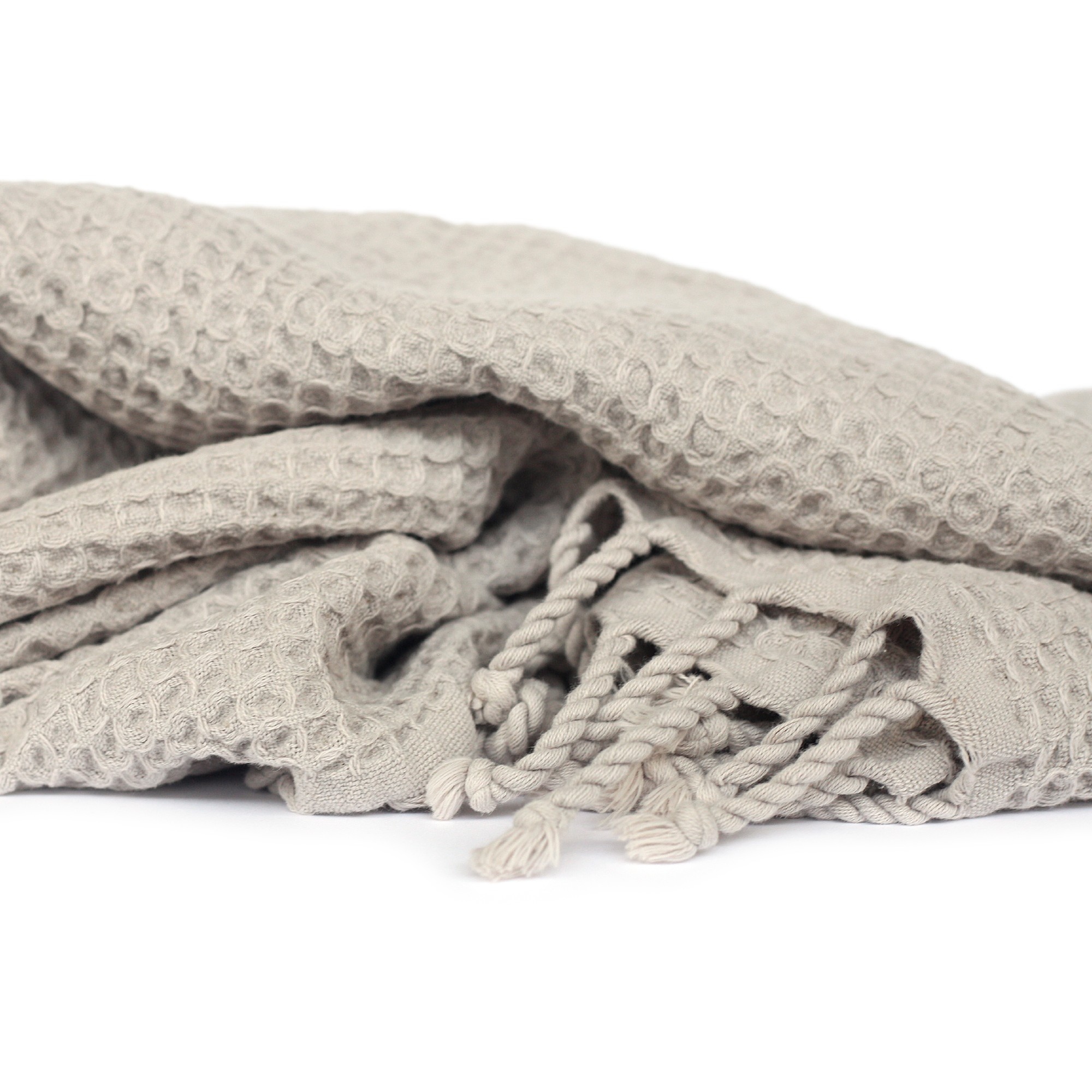 Hamamtuch 'Leme', beige, L 175 cm, B 95 cm von fischer's lagerhaus