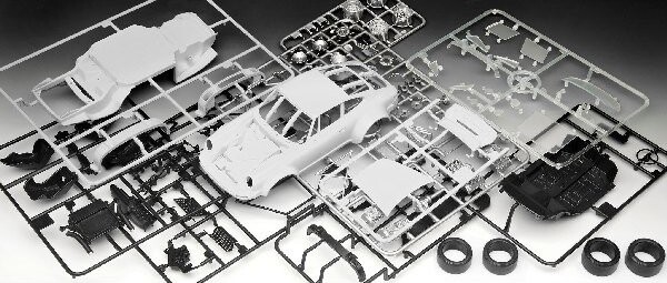 Revell - Porsche 934 Martini Bil Byggesæt - 1:24 - Level 3 - 07685