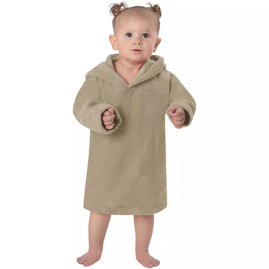 normani Kinder langarm Poncho Pichilemu Beige