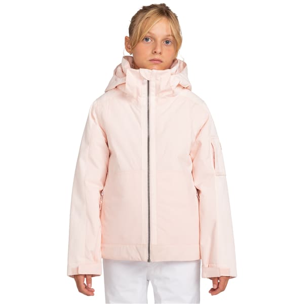 Veste de ski ROXY MEADE GIRL JK PINK SALT