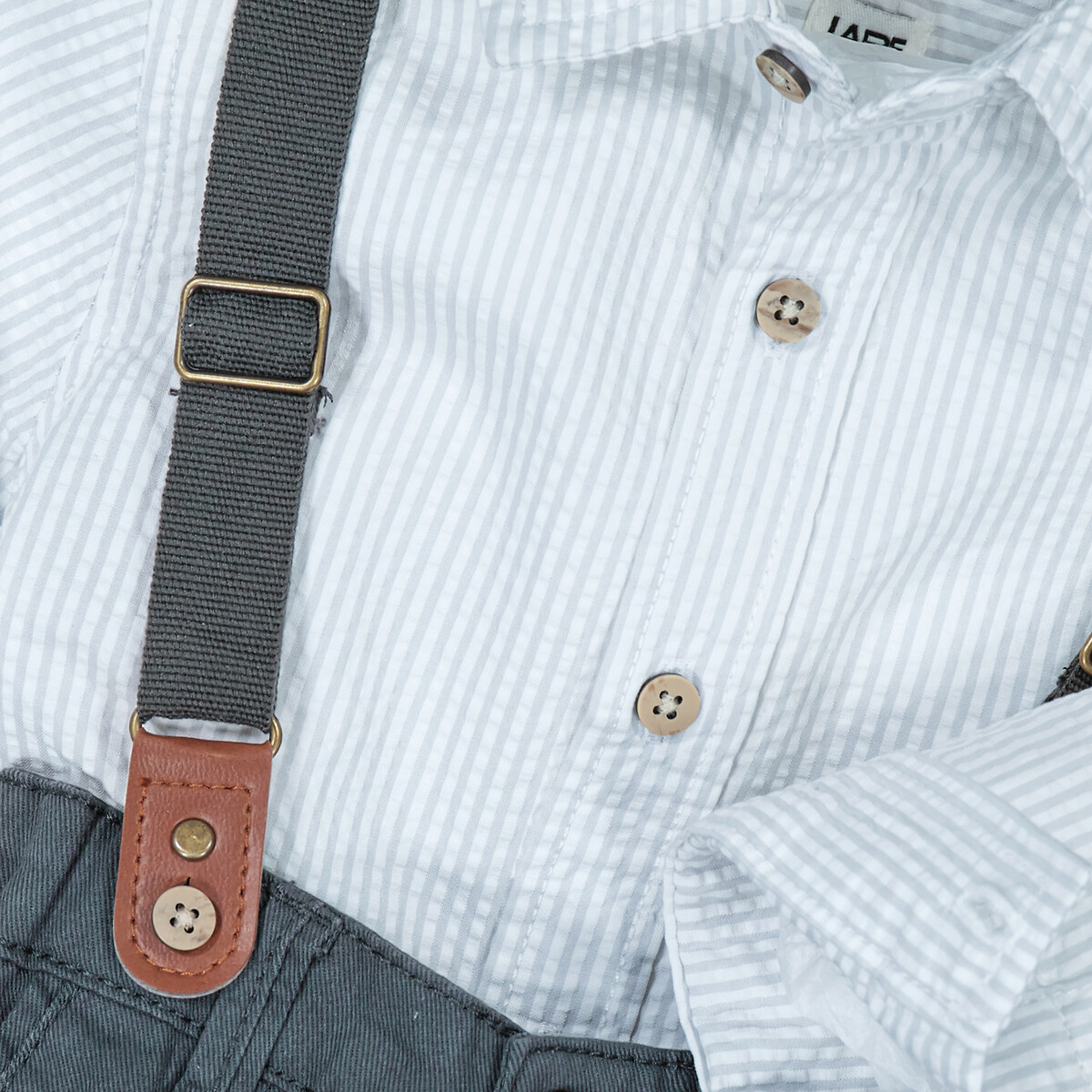 COLEÇÃO LA REDOUTE<br>Conjunto de 2 peças, camisa e calça