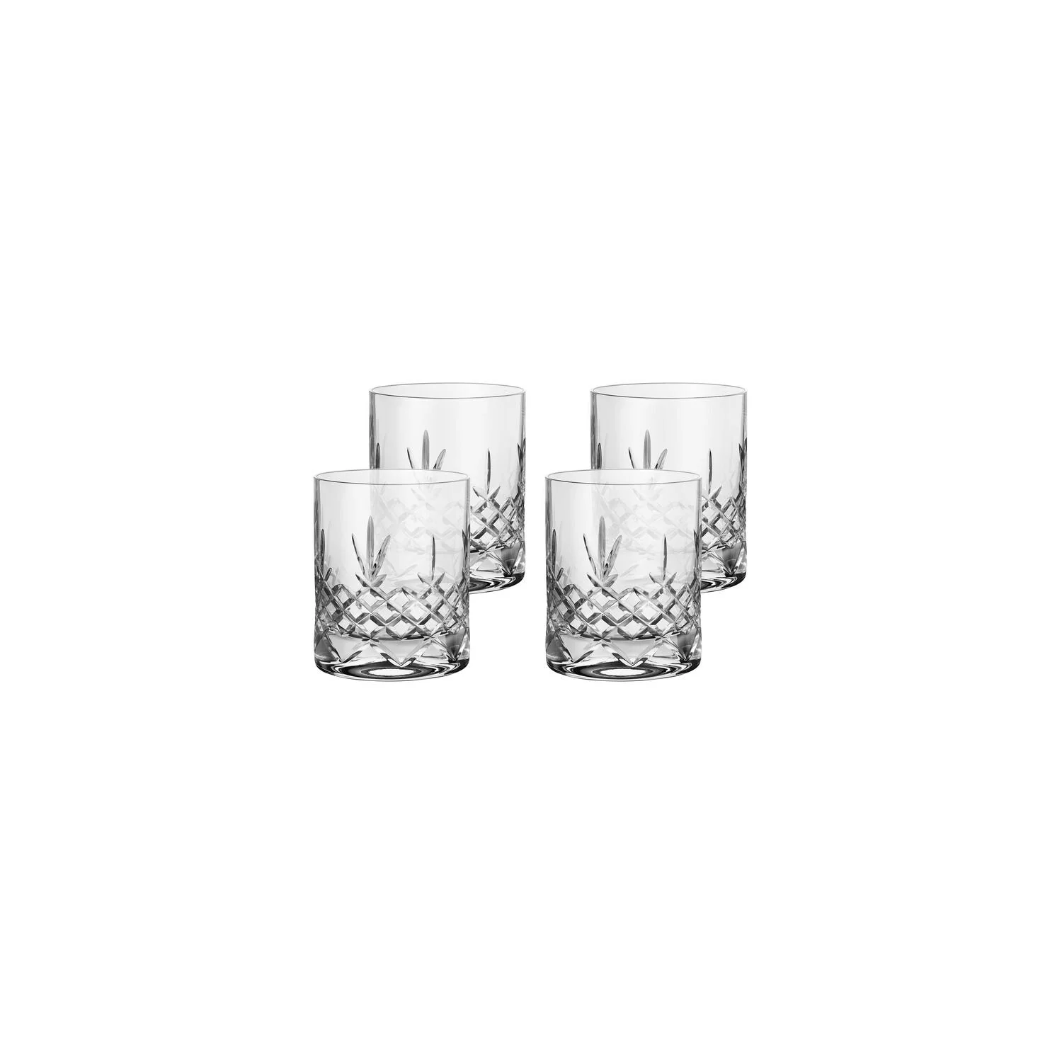 Frederik Bagger  Crispy Mini vandglas, klar, 4 stk - 6 cl