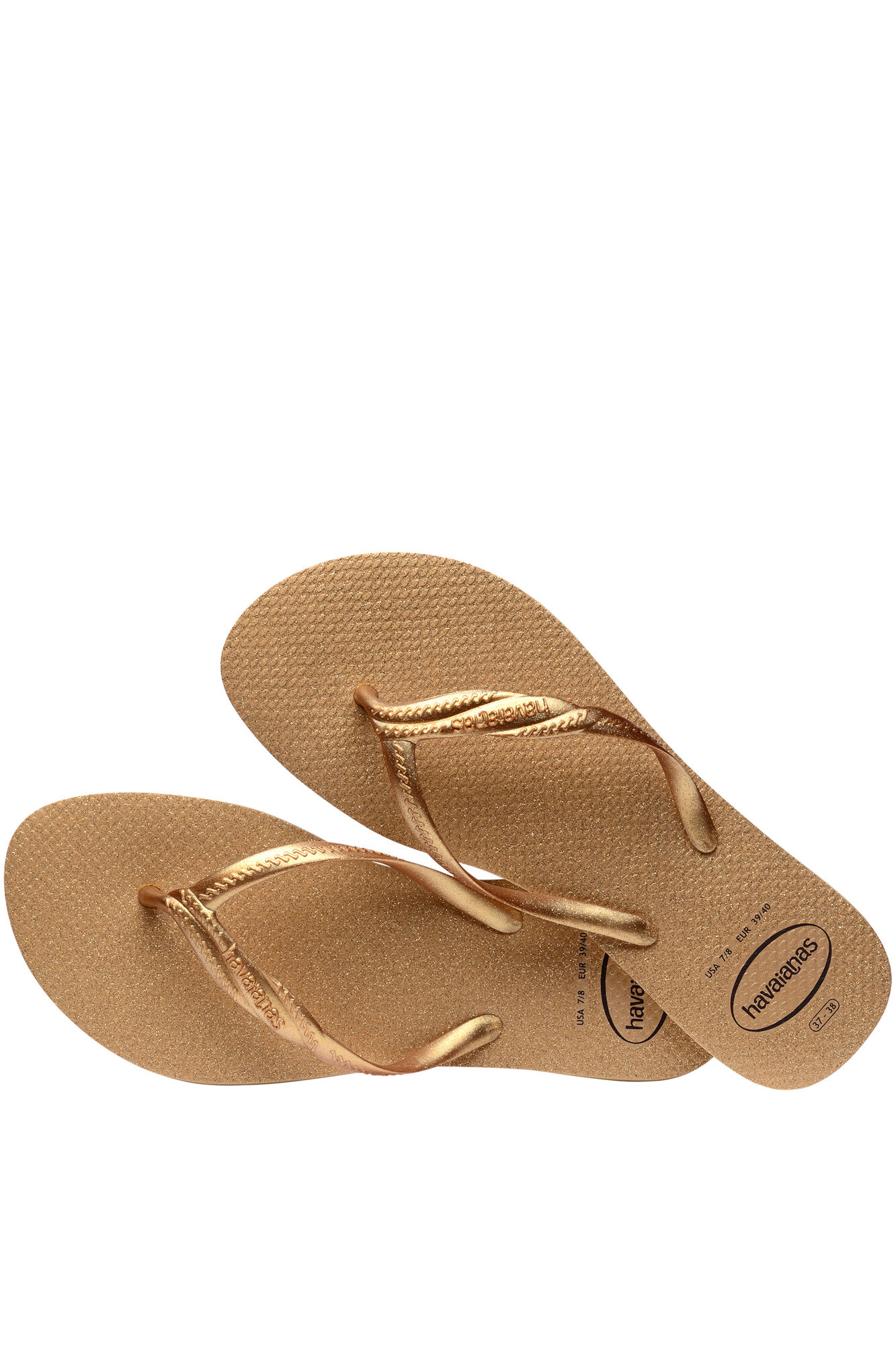 Chinelo Hav. Fantasia Gloss - amarelo