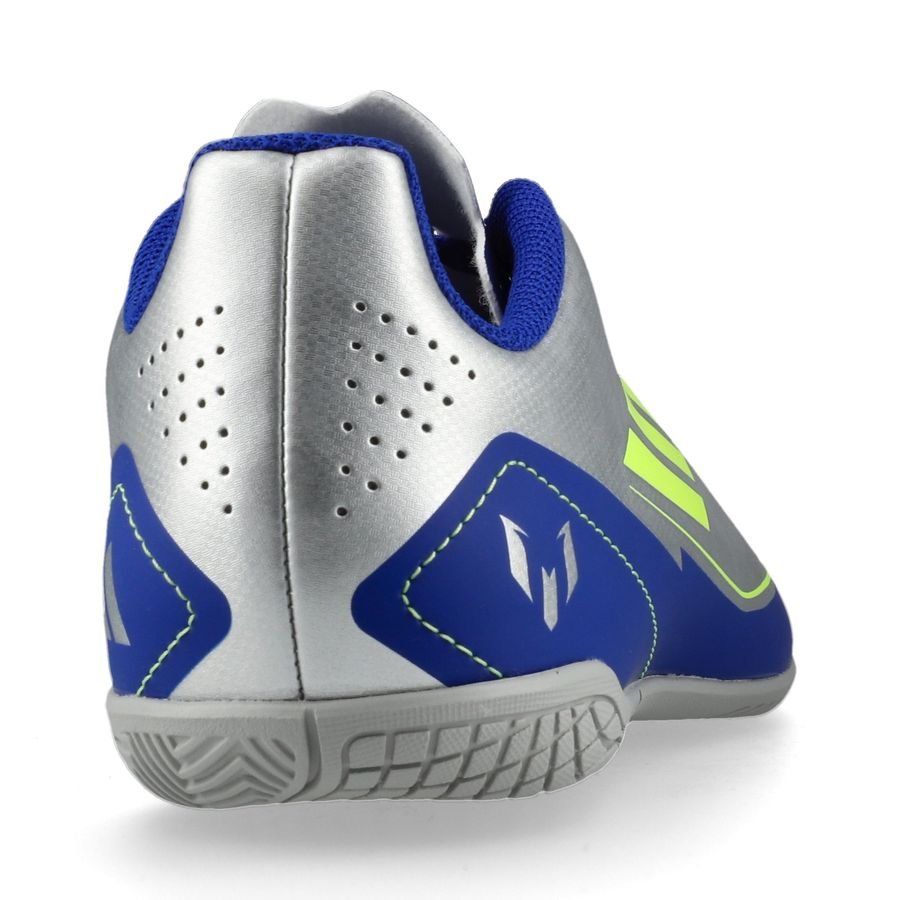 adidas F50 Messi Club IN La Vida Rapida - Argenté/Jaune/Bleu Enfant