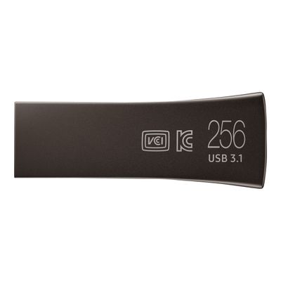 Samsung BAR Plus MUF-256BE4 - Clé USB 256 Go - USB 3.1 Gen 1 - gris