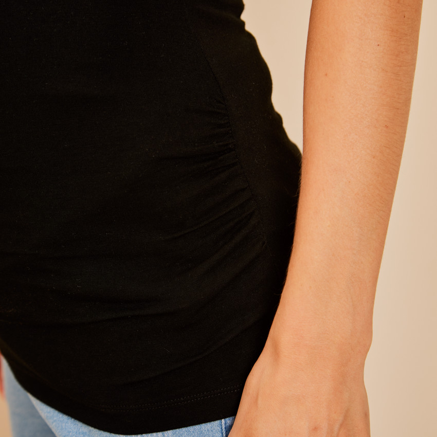 Lot de 2 t-shirts manches courtes de grossesse et d'allaitement