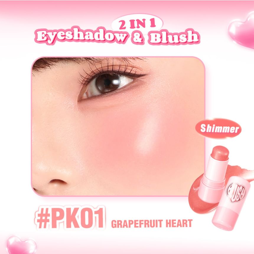 PINKFLASH - Multifunctionele waterige blush stick - 4 kleuren