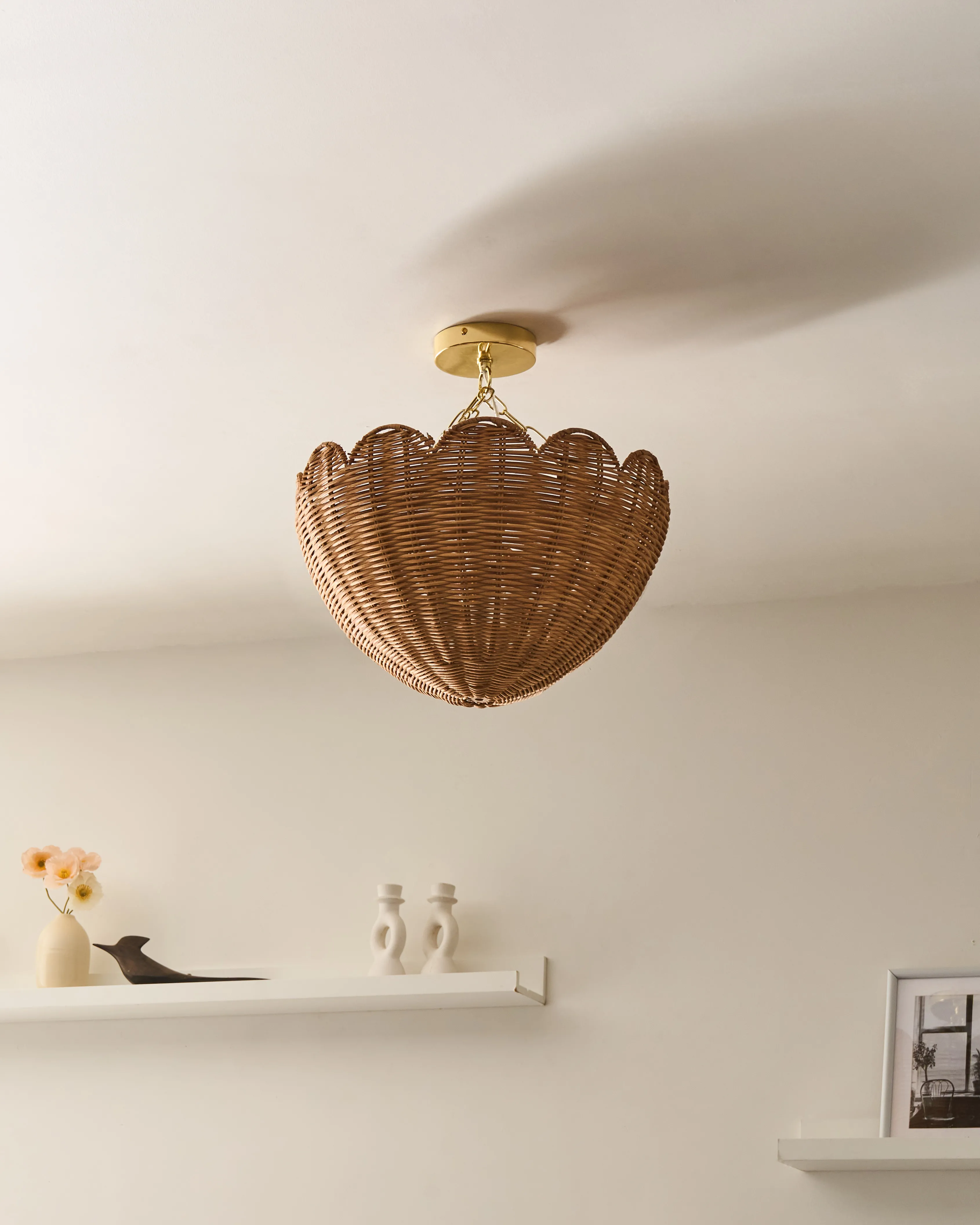 Hanglamp MANDEKAL Rotan Natuurlijk
