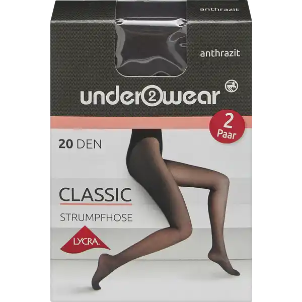 Strumpfhose 20 den anthrazit L (44 / 46)