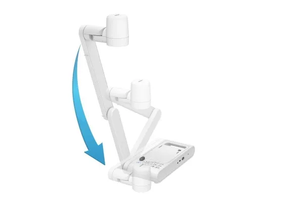 Epson ELPDC30 - Digitalkamera for dokumenter - håndmodel - farve - 13.000.000 pixel - 4K UHD (3840 x 2160) - audio - trådløs - VGA, HDMI - WiFi - USB
