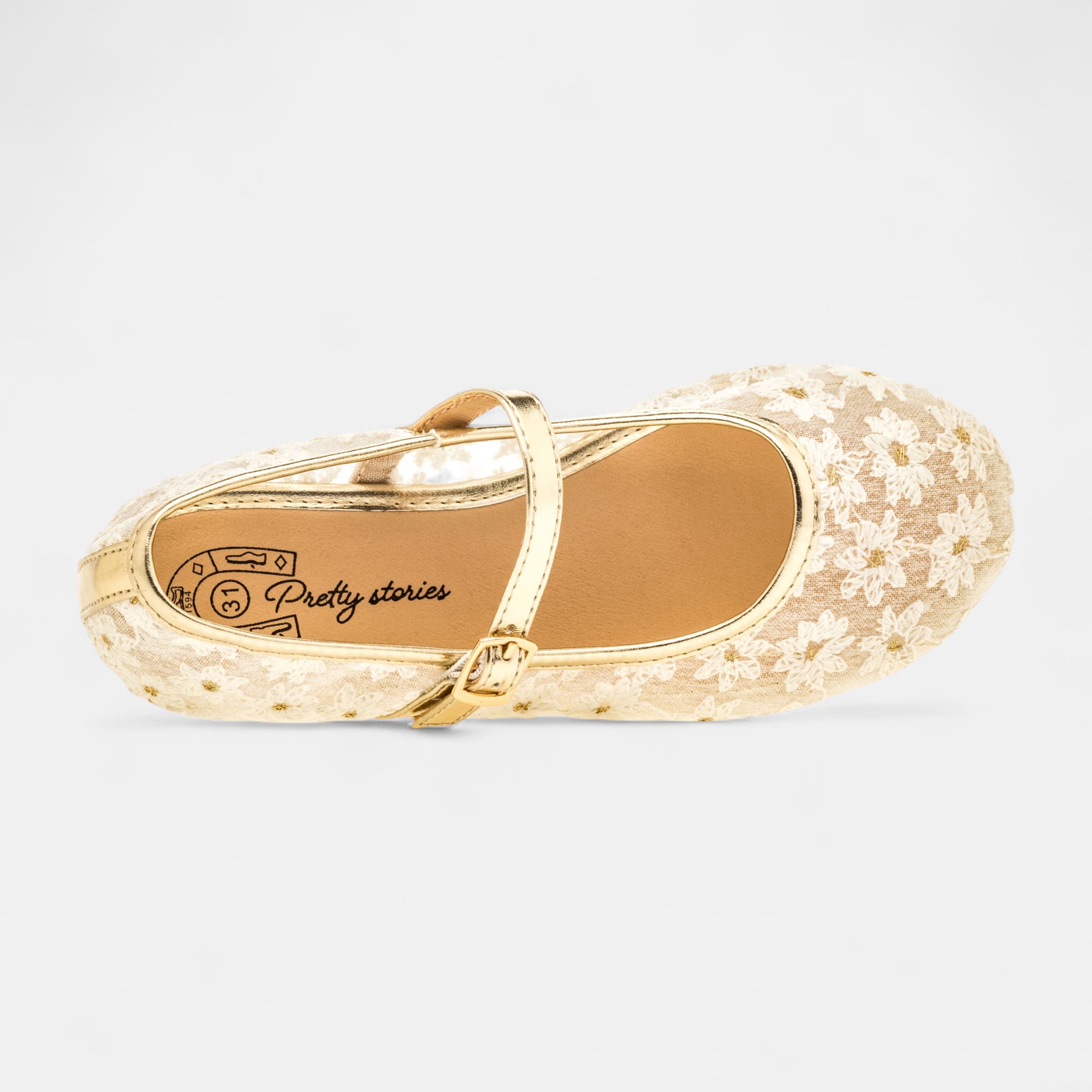 Ballerines Fille blanc