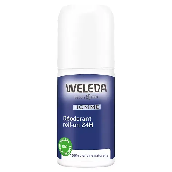 Desodorante Roll-On Orgânico Weleda Masculino 24h 50ml