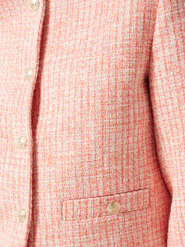 Veste courte tweed