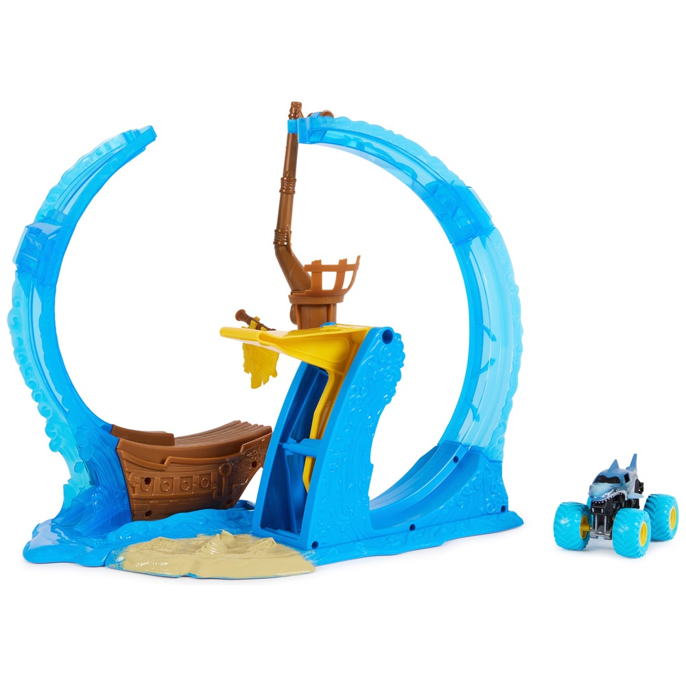 Monster Jam Megalodon Loop of Doom Stunt-Spielset