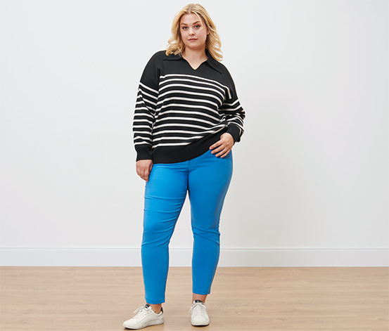Pullover mit Kragen