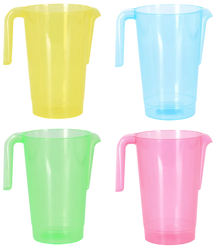 Plastkande 1,5 L - forskellige farver