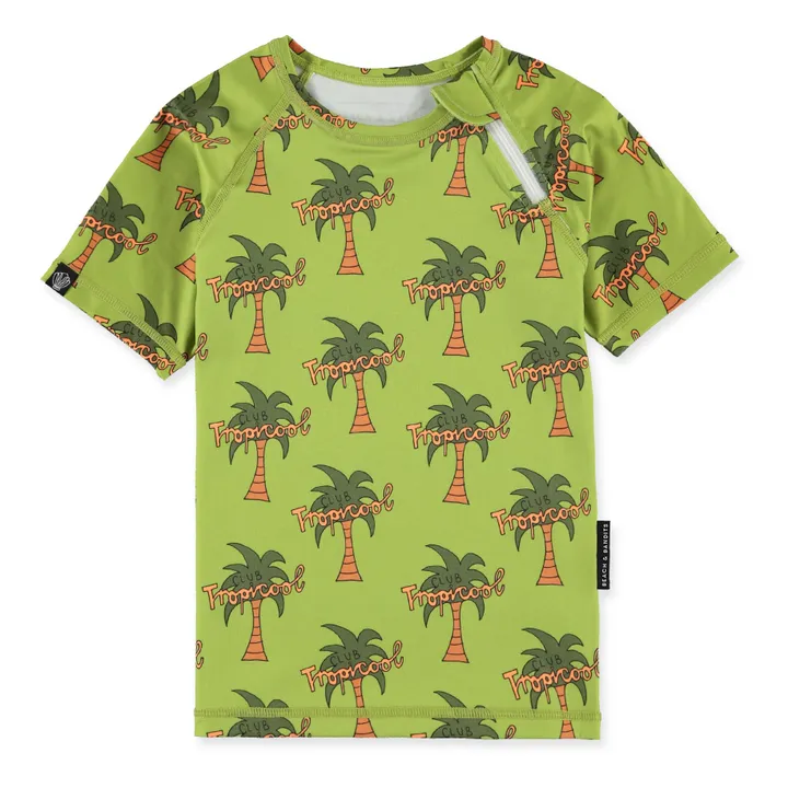 Beach & Bandits T-Shirt Anti-UV Club Tropicool | Vert