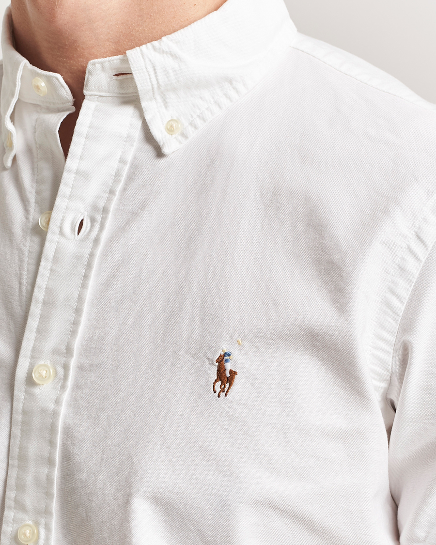 Polo Ralph Lauren Short Sleeve Oxford Shirt White