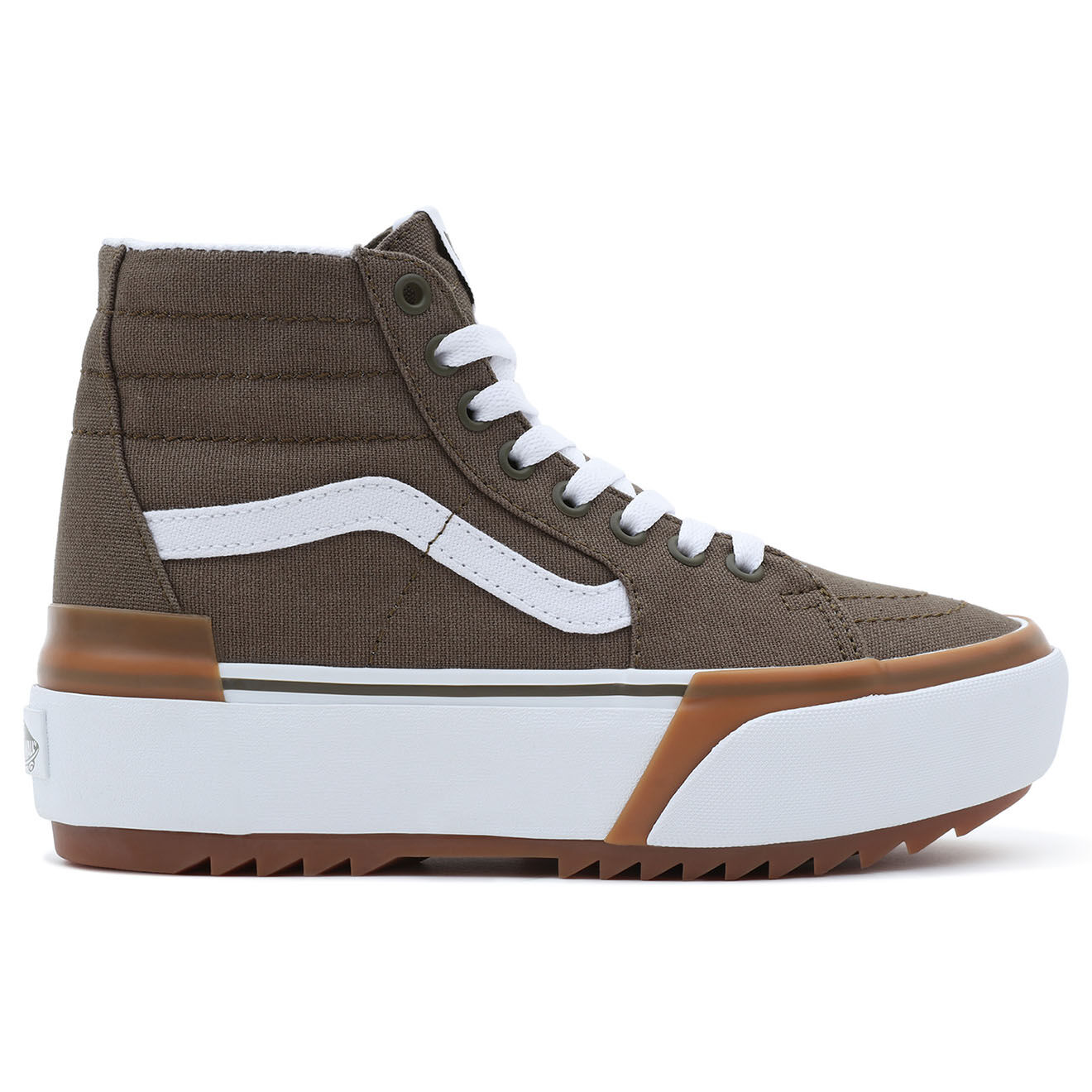 Vans Baskets SK8-Hi Tapered Stacked olive foncé