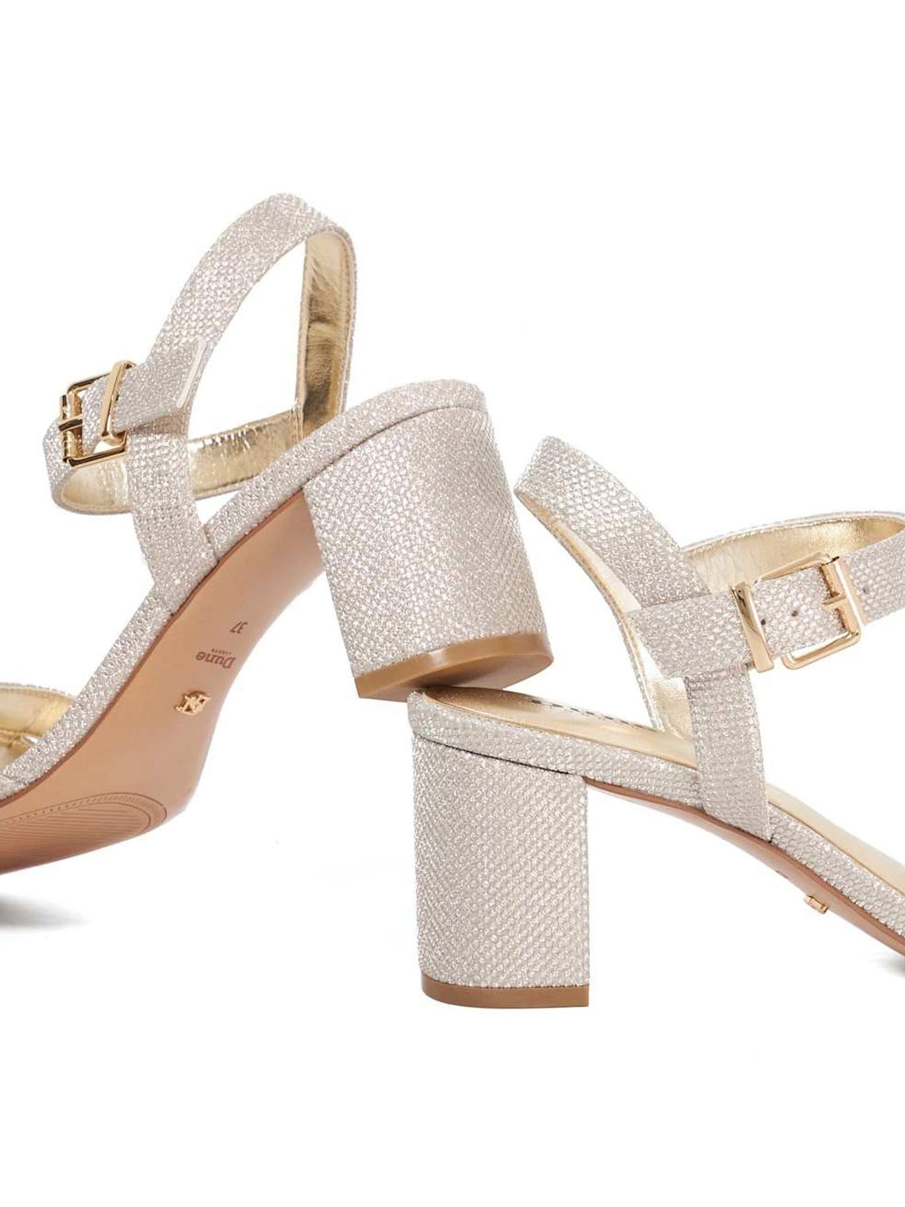 Champagne-goud - Dune London Merisa Block Heel Sandals