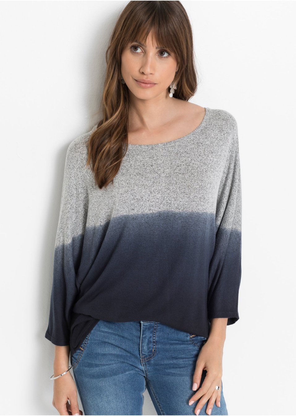T-shirt oversize à dégradé de couleur