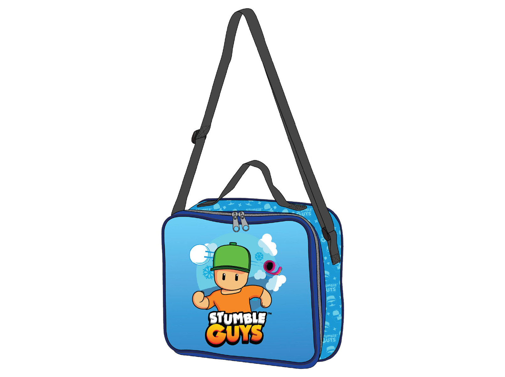 LANCHEIRA STUMBLE GUYS 22X18X8CM