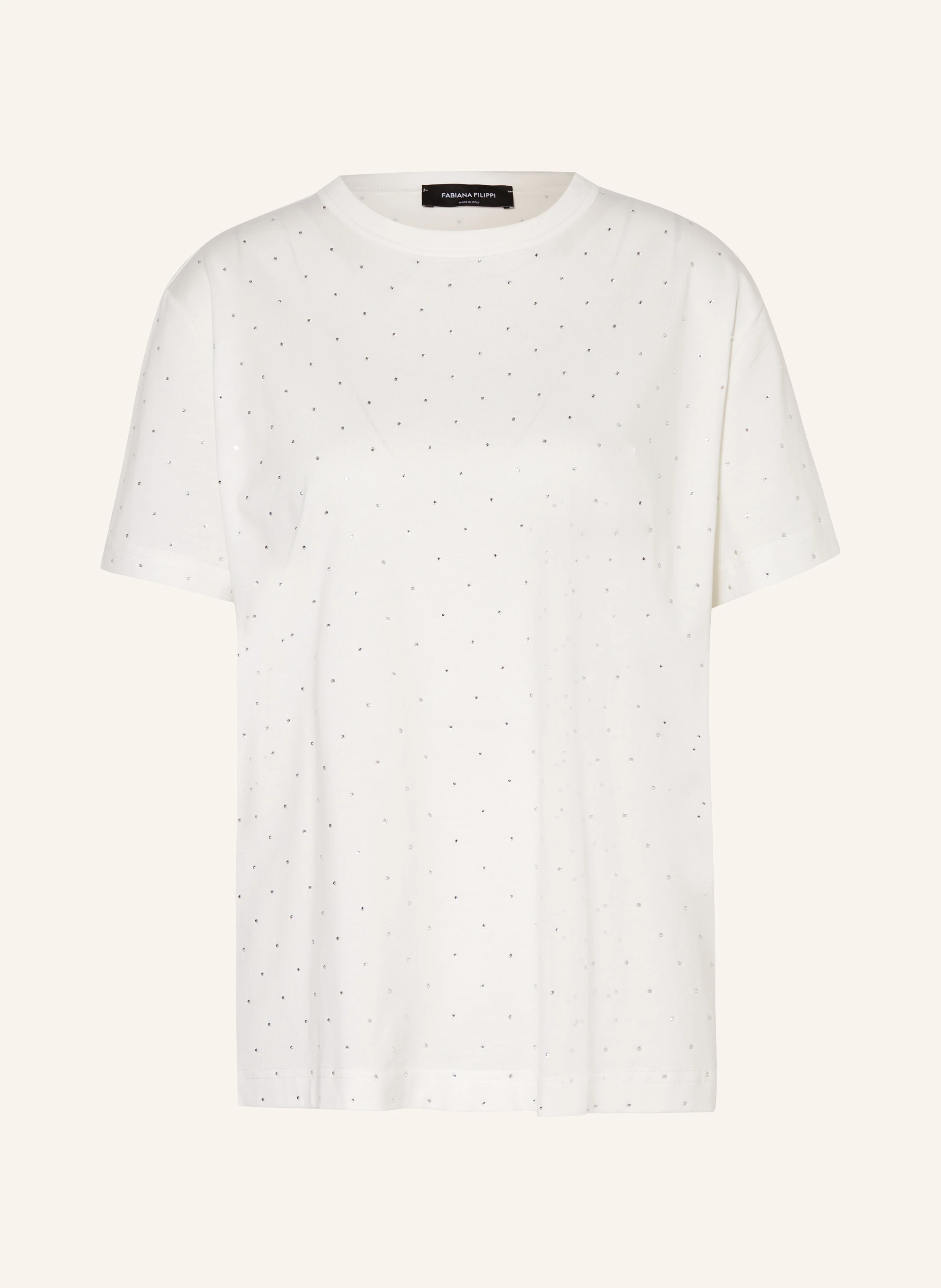 FABIANA FILIPPI T-Shirt mit Pailletten