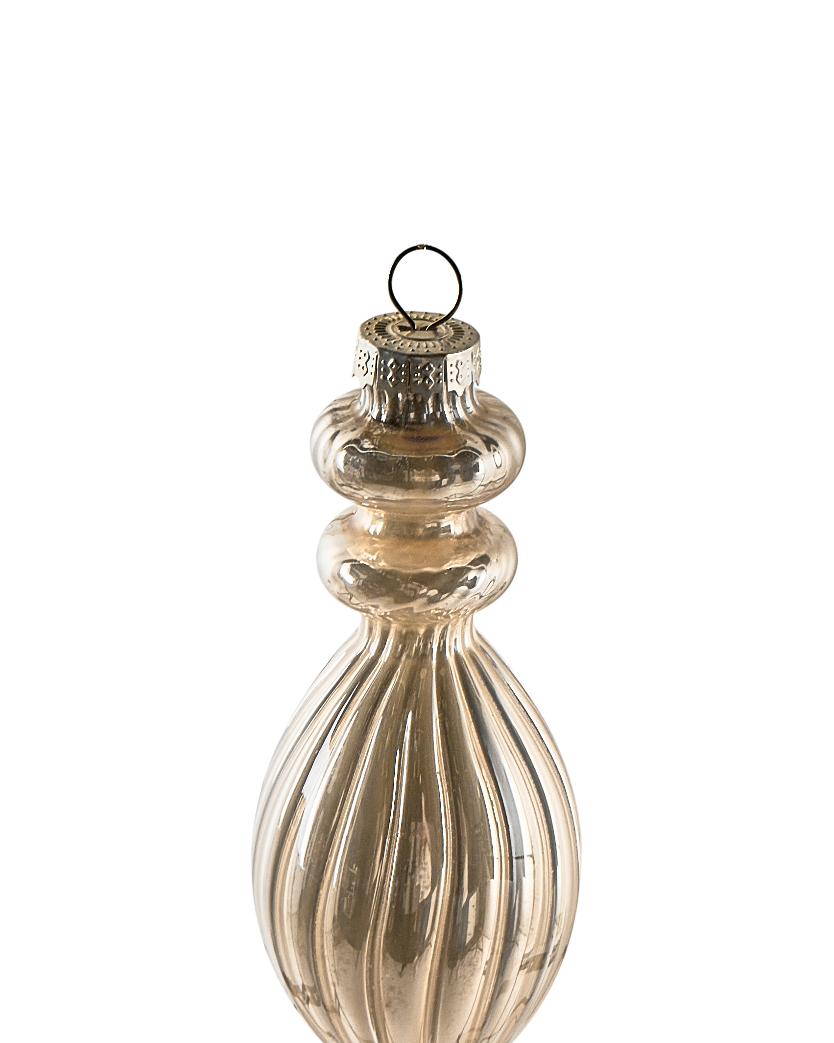 Set van 24 kerstballen WINTERLIGHT Glas Roségoud