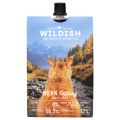Wildish Cat Topping Huhn 100g