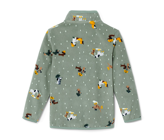 Kinder-Fleecejacke, grün