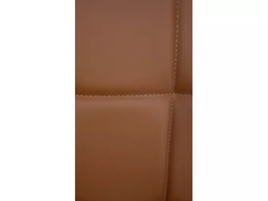 Chaise gondole - Similicuir & Noir - Marron clair - Palma V2