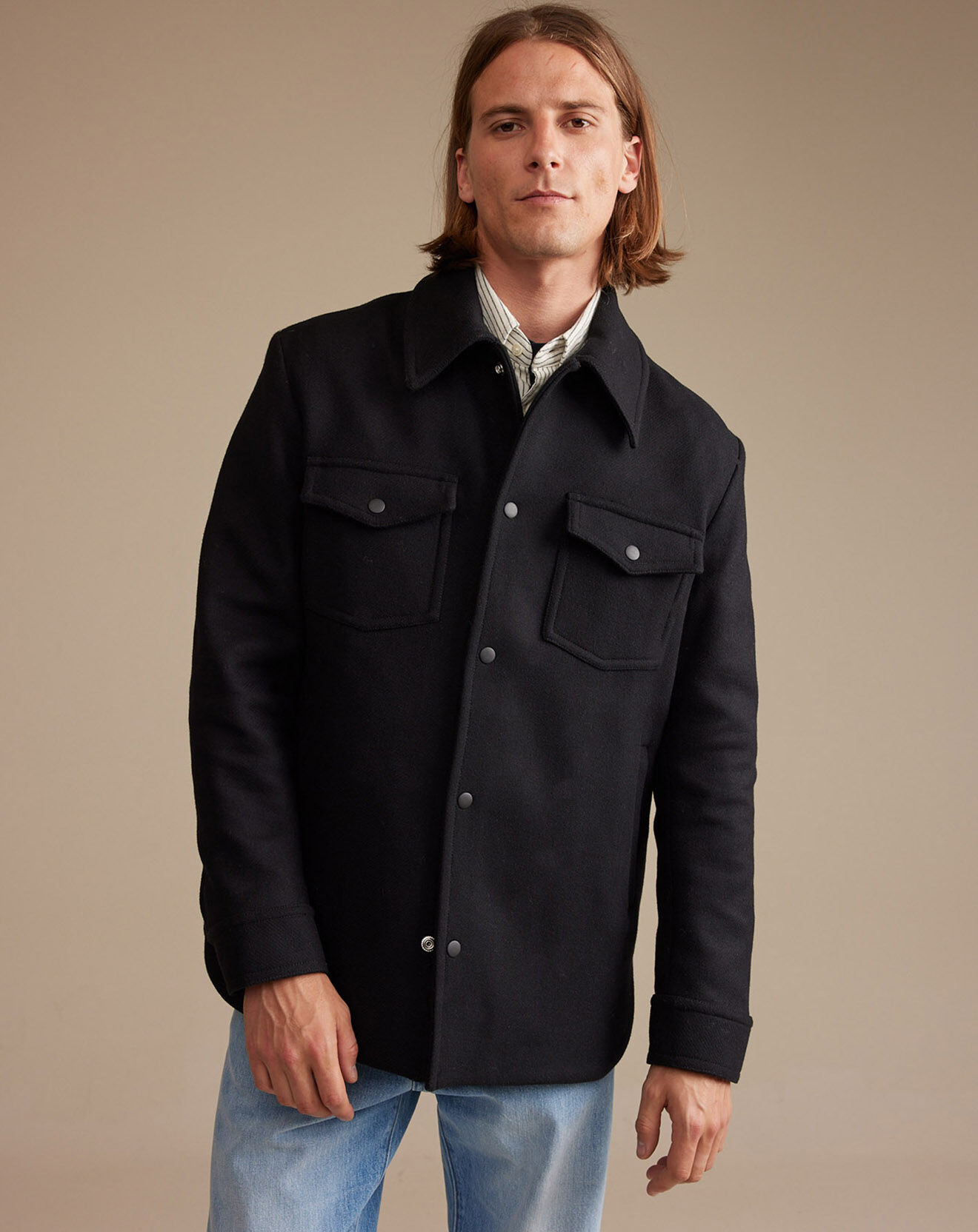 Bellerose Veste en Laine mélangée Caminy noire