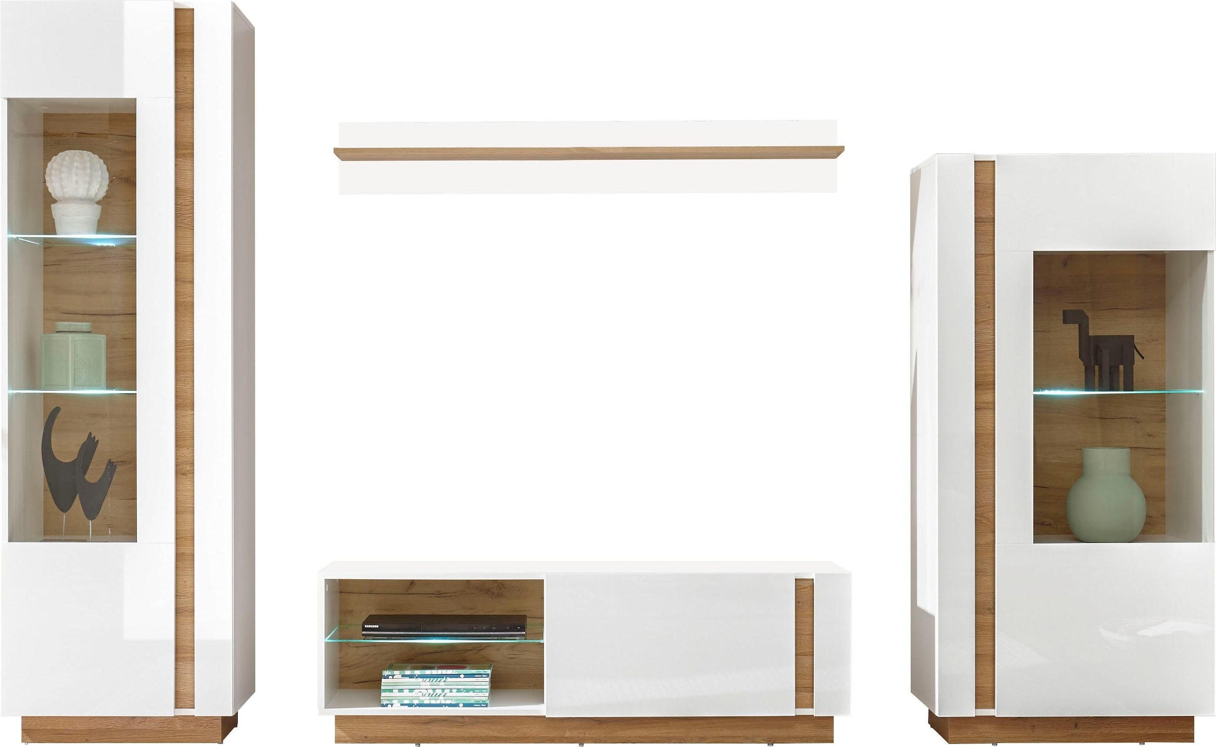 INOSIGN Wohnwand »CLAiR Kombi 21« Set, 4 Stk. tlg.