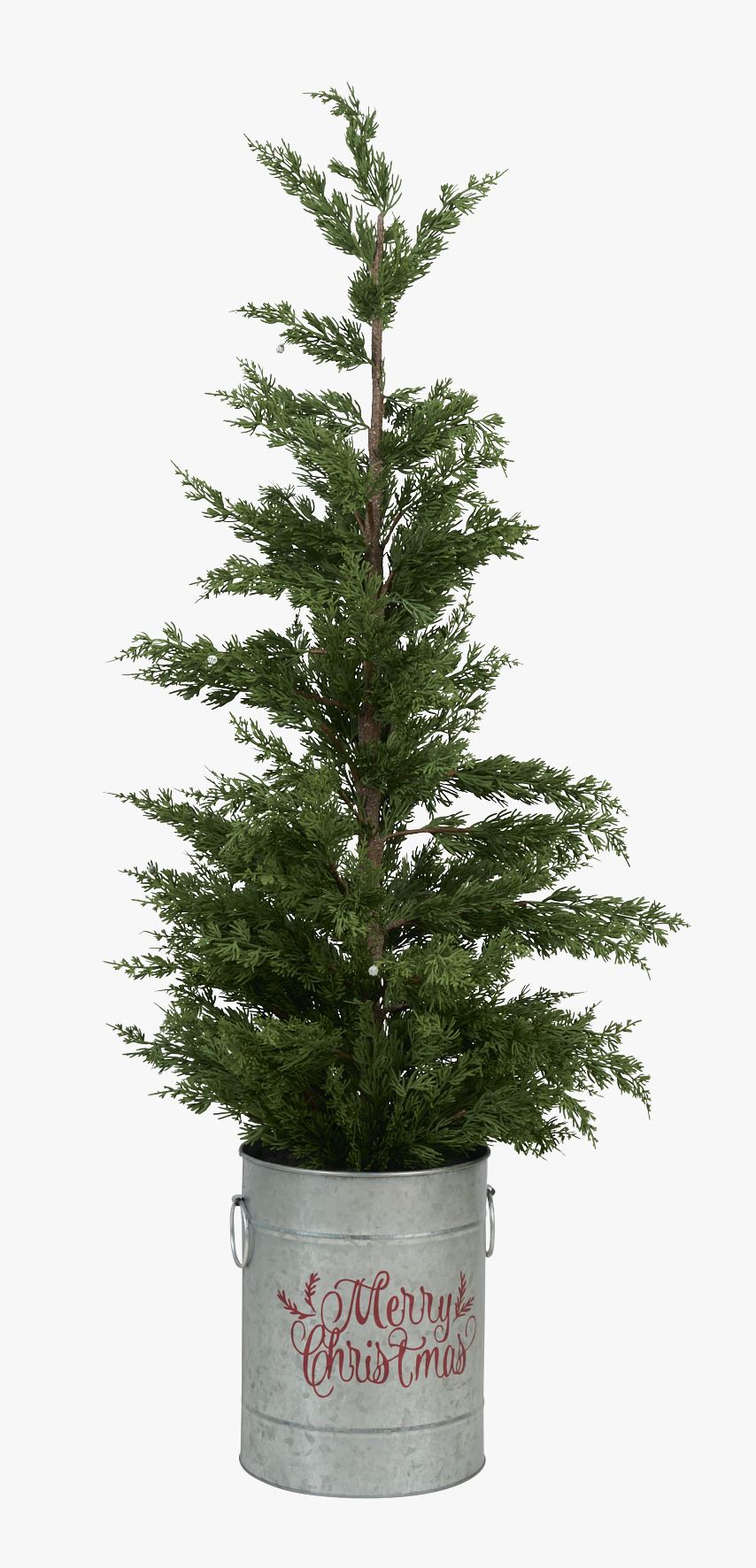 Juletre multi grønn - 38x35x132 cm