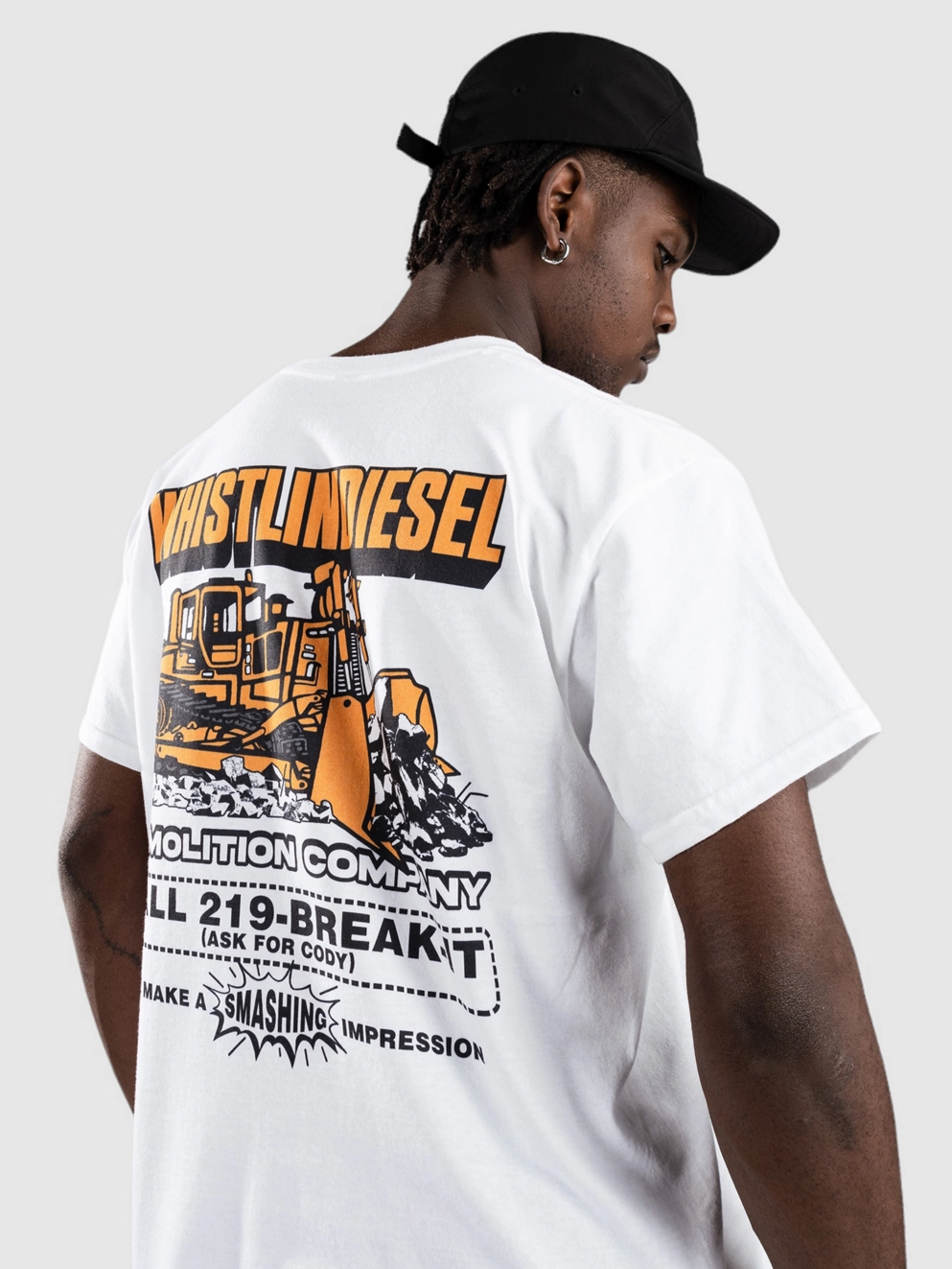 Whistlindiesel Break It T-Shirt white