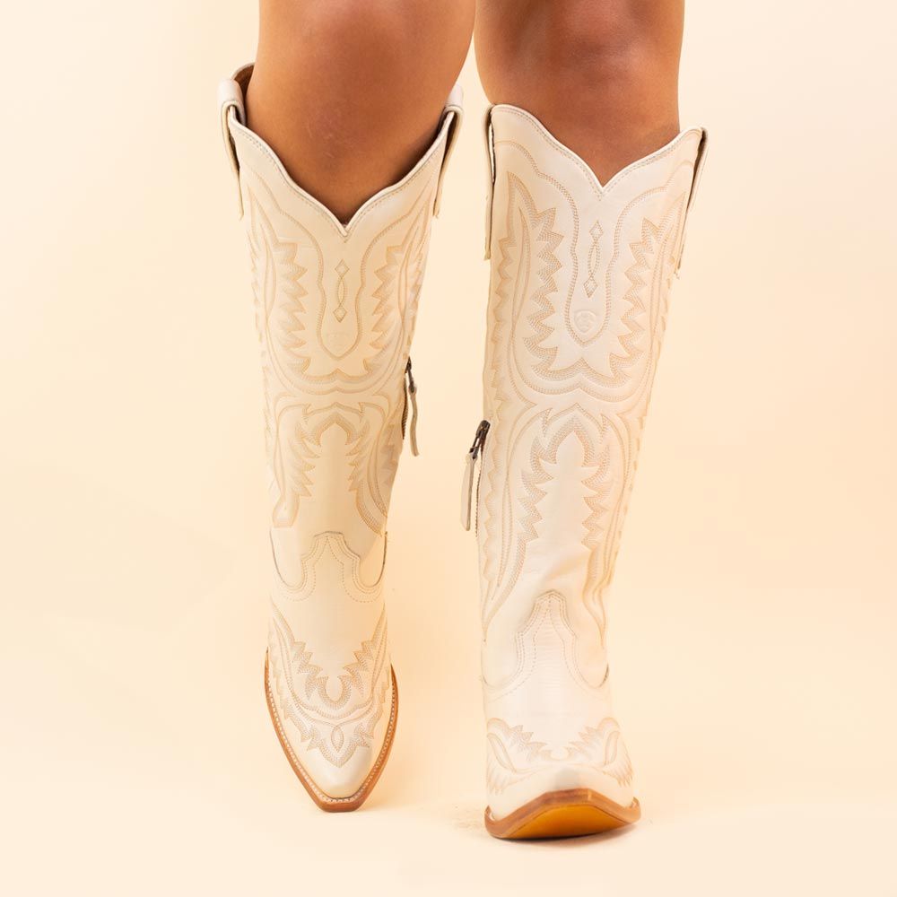 Ariat cowboylaarzen Casanova offwhite